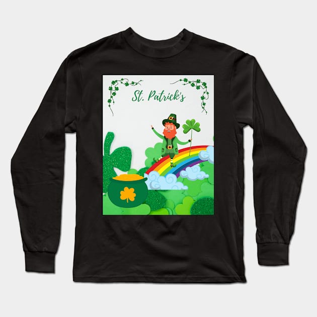 St Patrick's Day Long Sleeve T-Shirt by LetCStore